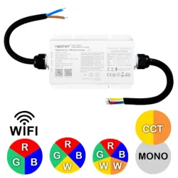 Contrôleur multizones 5 en 1 20A WIFI 12/24/48V étanche