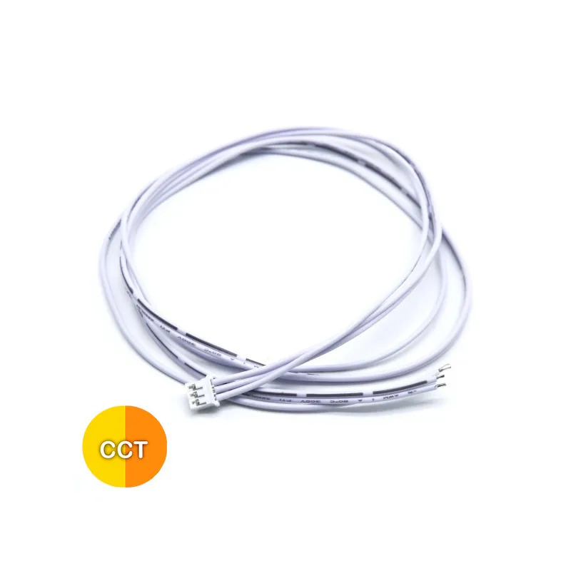 Connecteur pour feuille LED vers contrôleur blanc variable