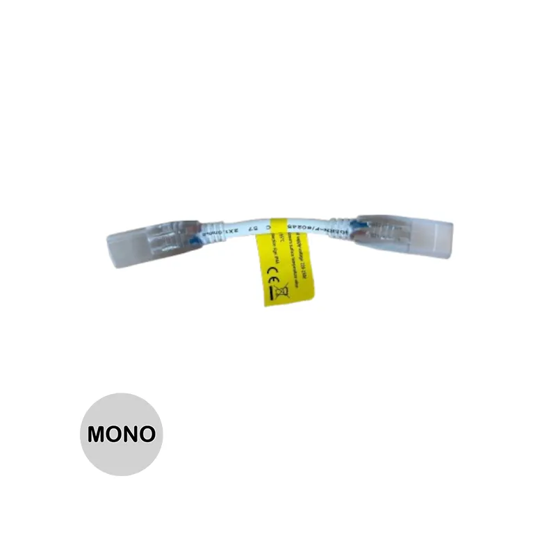 Connecteur d'angle cablé ruban LED 5050/2835 230V