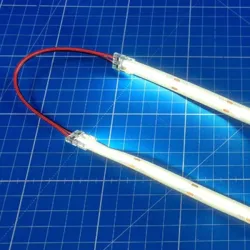 Connecteur ruban mono 10mm d'angle SMD ou COB IP20 5A