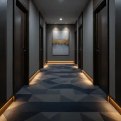 Profilé alu plinthe noir 1m