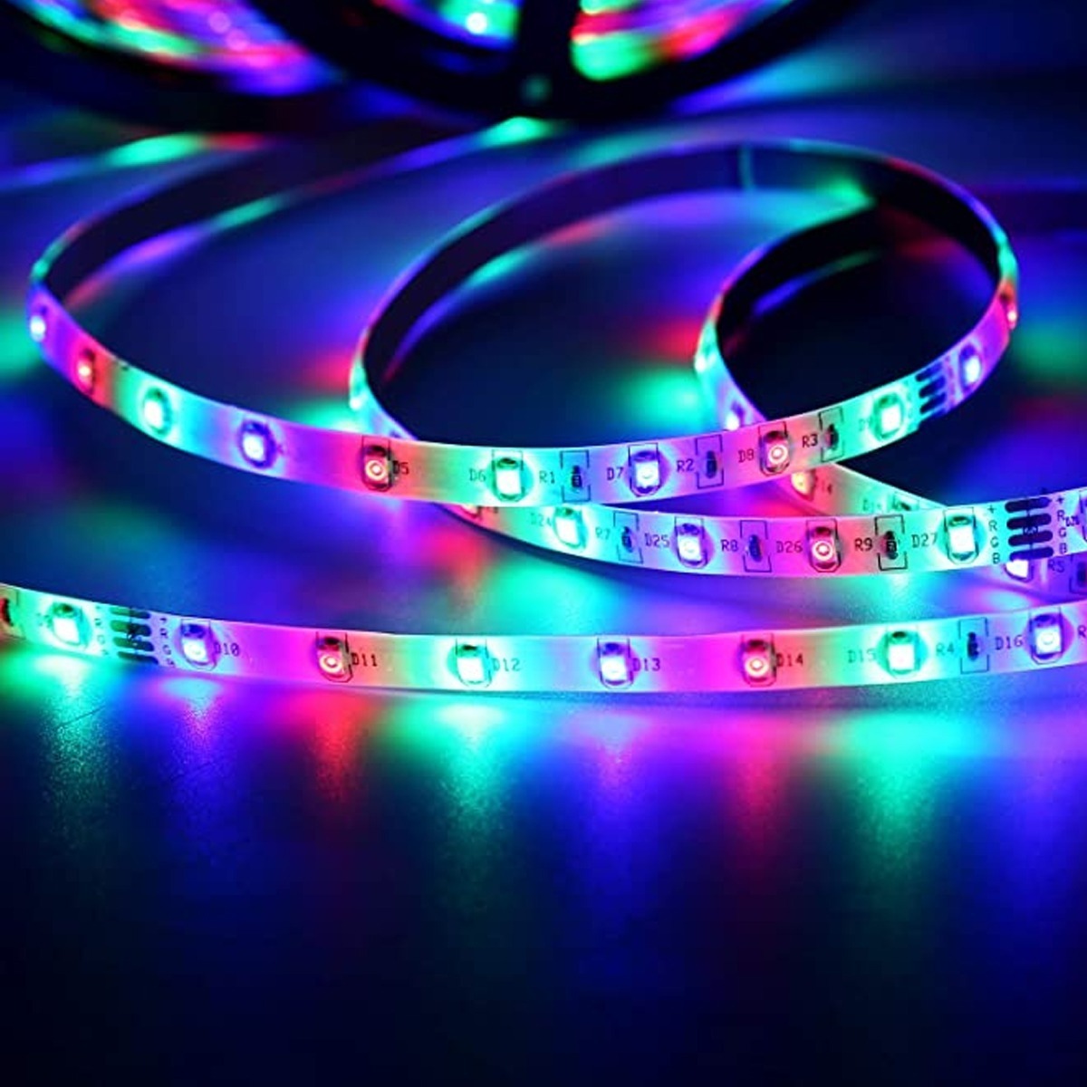 ruban LED RGB fête et guinguette