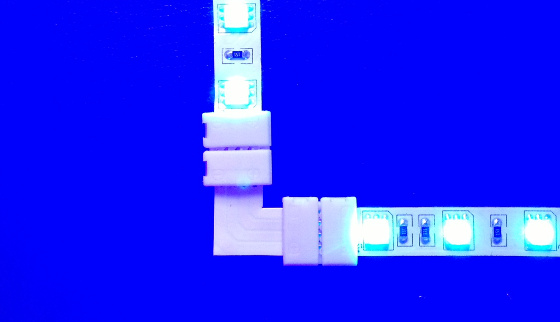 connecteur ruban LED en L