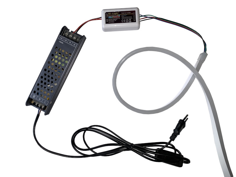 montage alimentation et néon LED