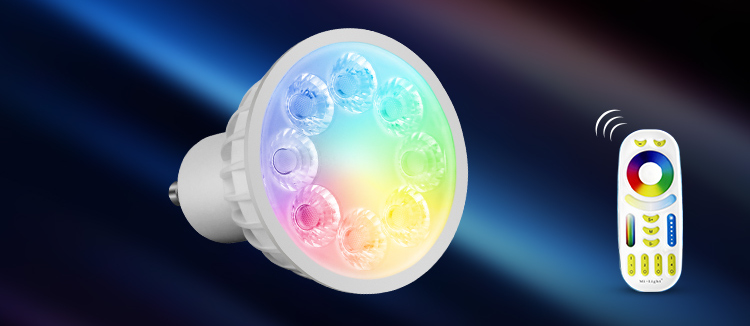 Spot LED RGB GU10 4W - Blanc Variable - Inovatlantic