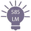 585 lumens/m
