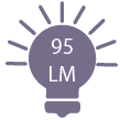 95 lumens