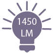 1450 lumens