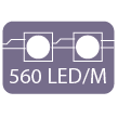 560 LED/m