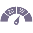 20W