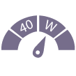 40W