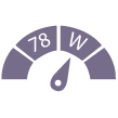 78W