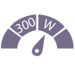 300W