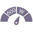 600W