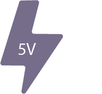 5 volts continu