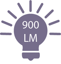 900 lumens/m