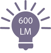 600 lumens/m