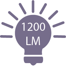 1200 lumens/m