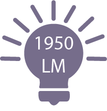 1950 lumens