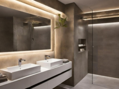 Une ambiance lumineuse et relaxante dans votre salle de bain grâce aux LED